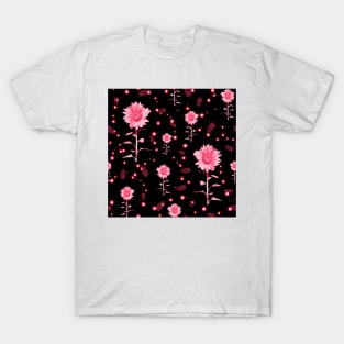 Magenta Sunflowers T-Shirt